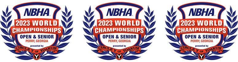 2023 NBHA Open and Senior World Championships Logo